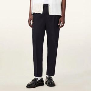 Allsaints Tallis Trousers black pleated cropped pants men's size 30